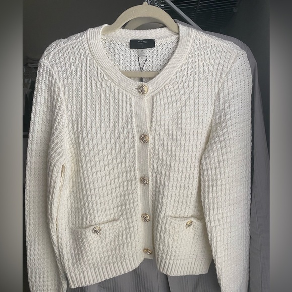 Tahari Sweaters - Beautiful brand new sweater- cardigan with gorgeous details